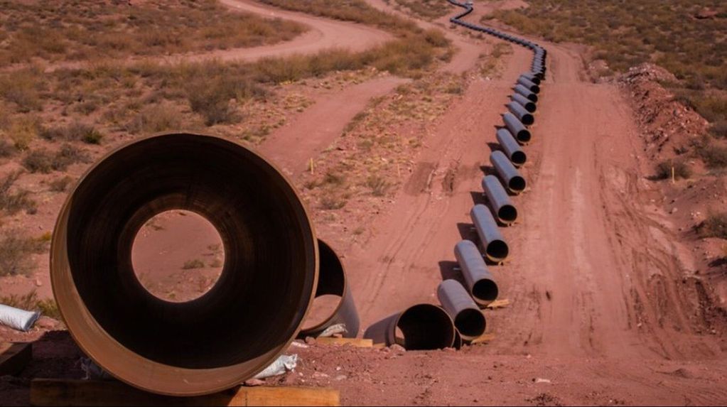 President Néstor Kirchner gas pipeline. (Photo internet reproduction)
