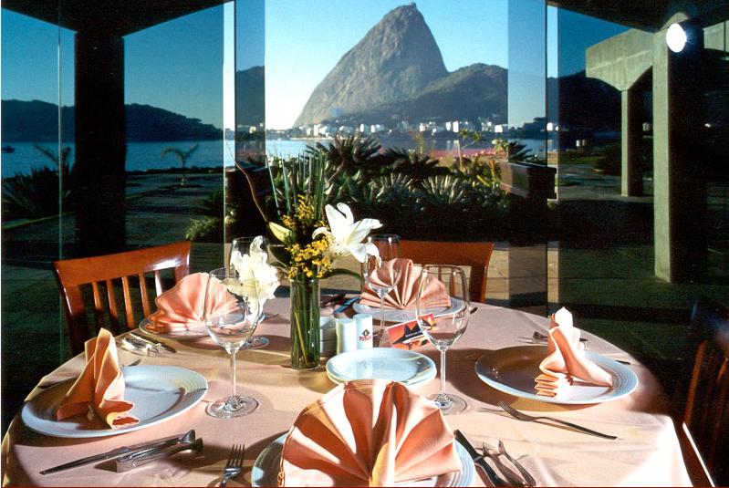 A table at Flamengo's Porcão