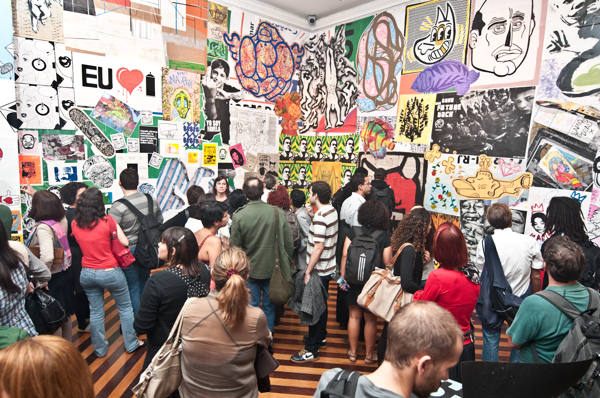At the opening of Parede Festival, photo by Esper/I Hate Flash