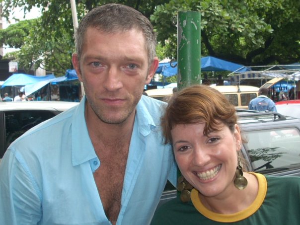 French actor Vincent Cassell outside The Irish Pub in Ipanema