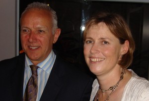 Paula Walsh with Tim Flear, photo by UK In Brazil.