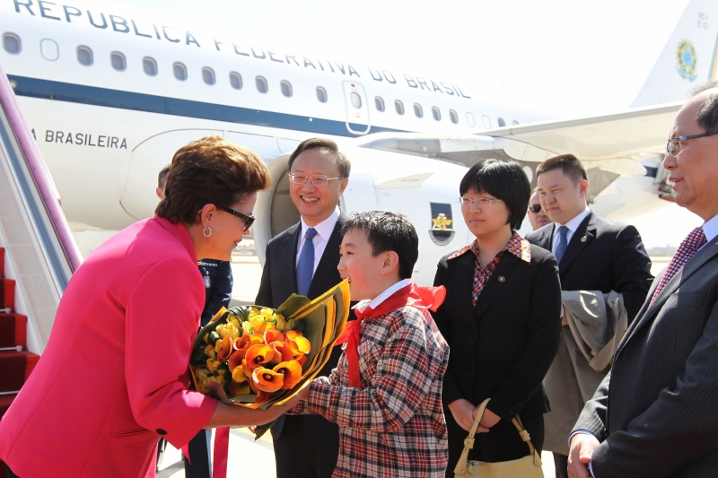 President Rousseff Arrives in China