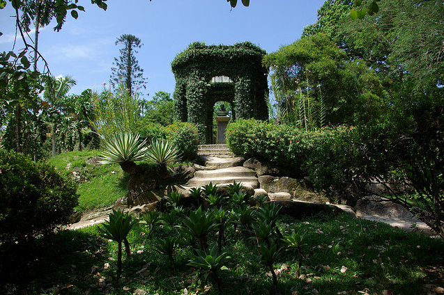 A structure in the magical Botanical Garden, Rio de Janeiro, Brazil News