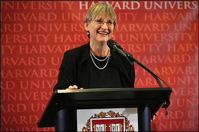 Drew Gilpin Faust, the 28th president of Harvard University, Rio de Janeiro, Brazil News