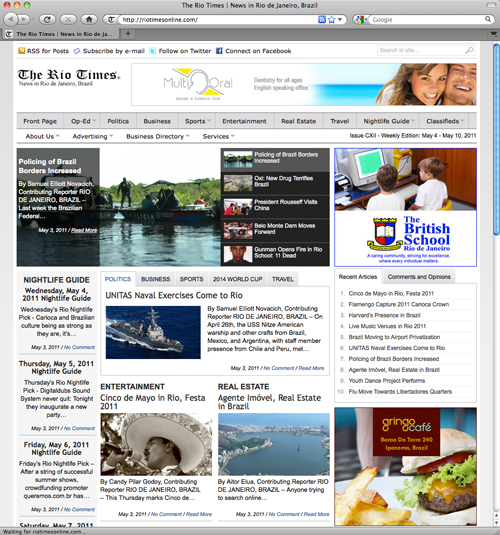 New site design launched May, 2011.