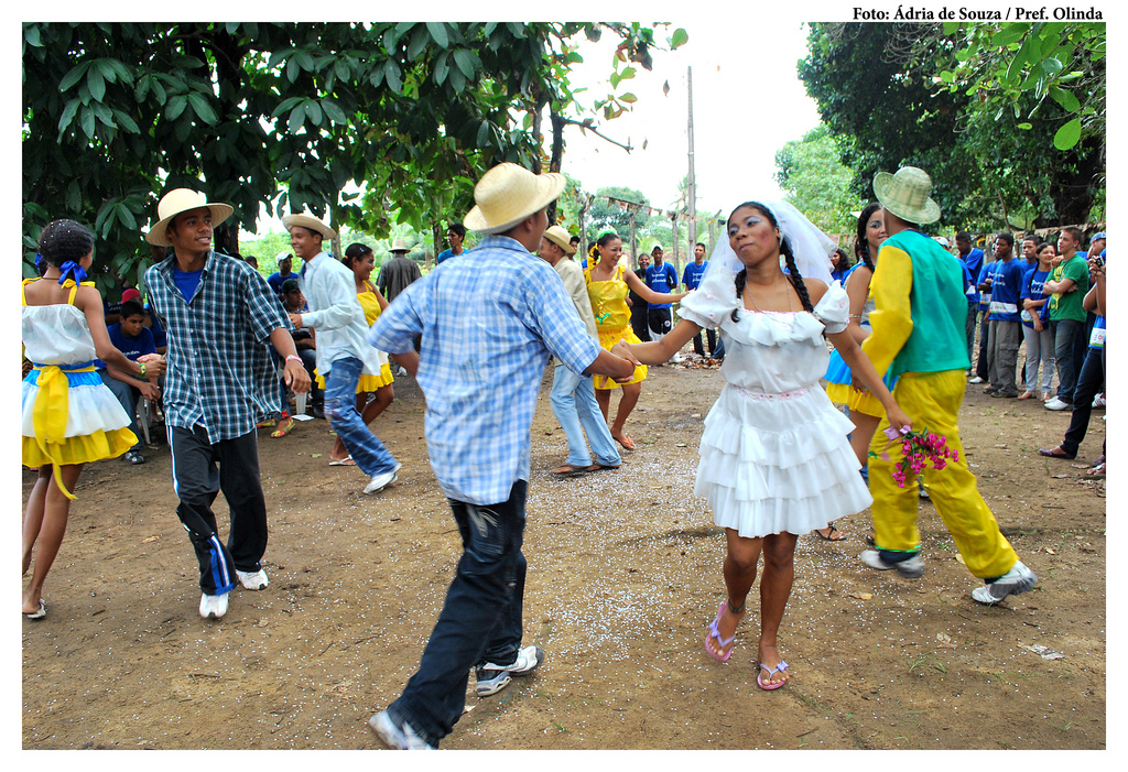 The official dance of festa Junina, the Quadrilha. Rio de Janeiro, Brazil, News