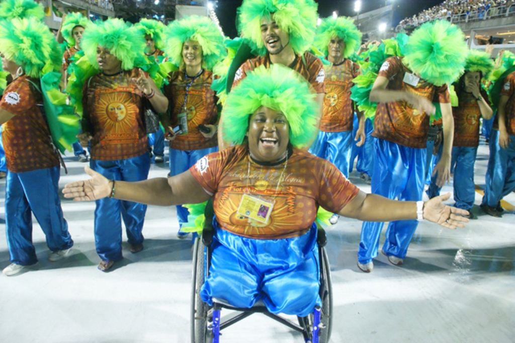 An image of the Embaixadores Carnival procession earlier this year. Rio de Janeiro, Brazil, News.