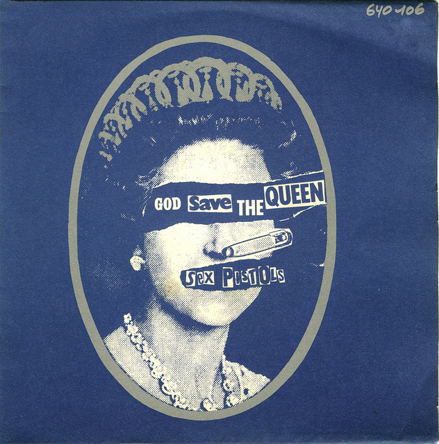 Sex Pistols album art, photo by Cletus Awreetus/Wikimedia Creative Commons License
