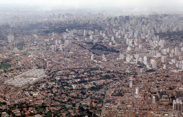 A view of São Paulo, Brazil, from a plane coming in to land at Congonhas airport, São Paulo, Brazil News
