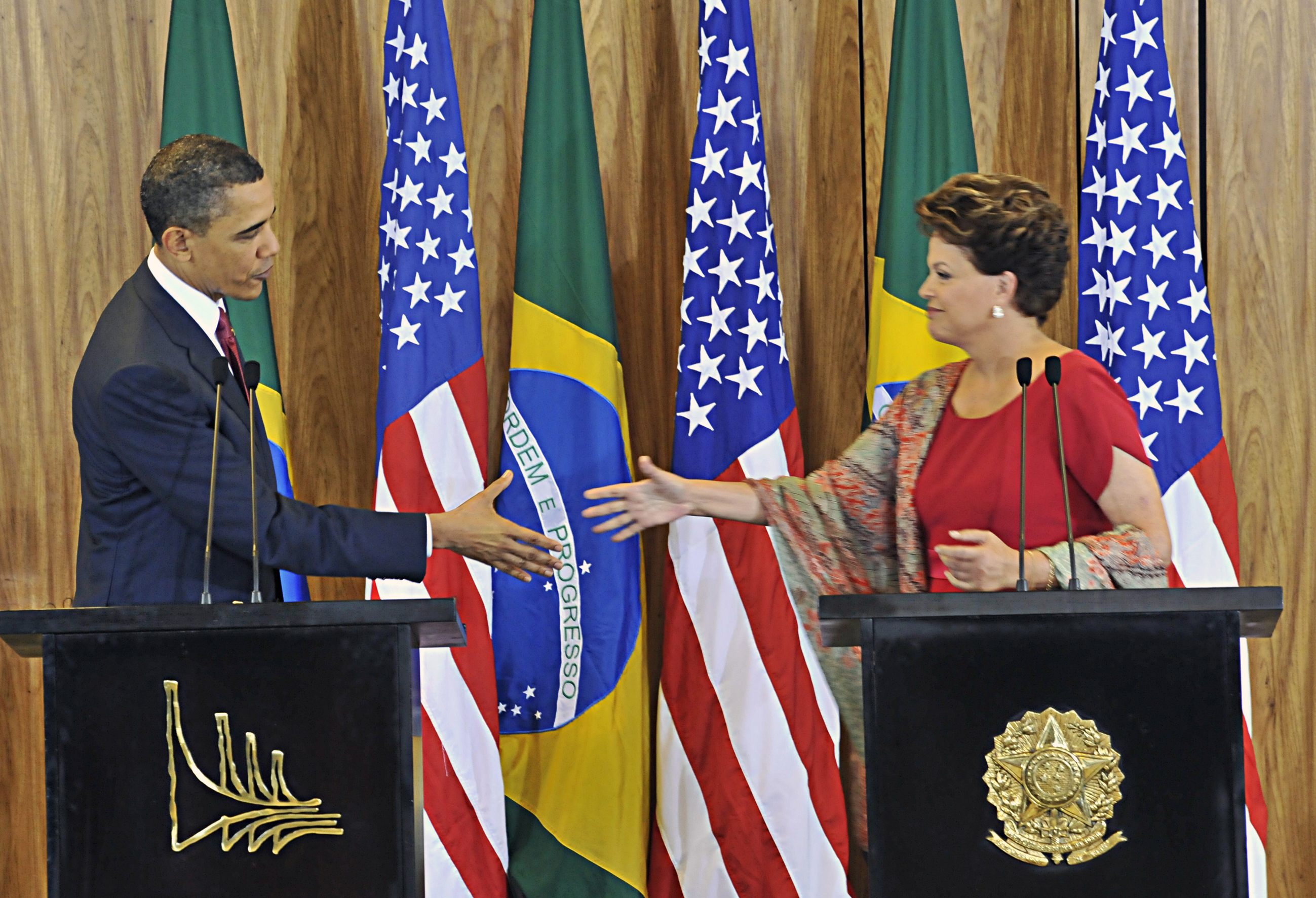 In March 2011, American president Obama travelled to Brazil to met with president Dilma Rousseff, Brazil News