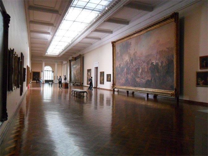 In the Painting gallery, photo by Saira Ansari