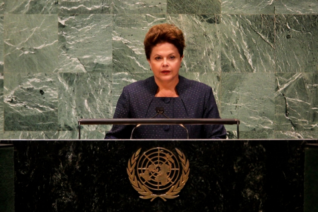 President Rousseff speaking at the United Nations, Brazil News