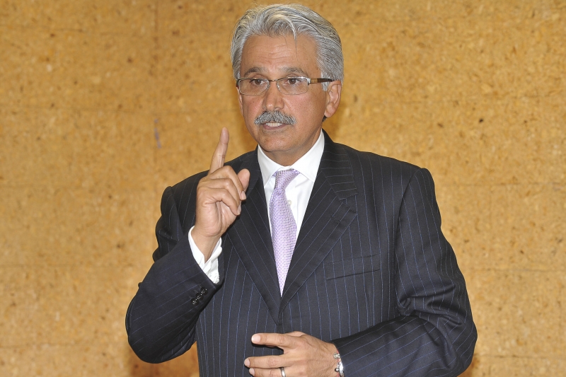 Ali Moshiri, Chevron's President for Africa and Latin America, after meeting Brazil's Energy Minister Edison Lobão