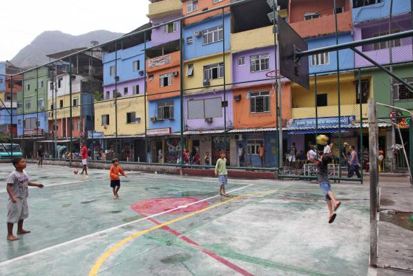 The streets of Rocinha
