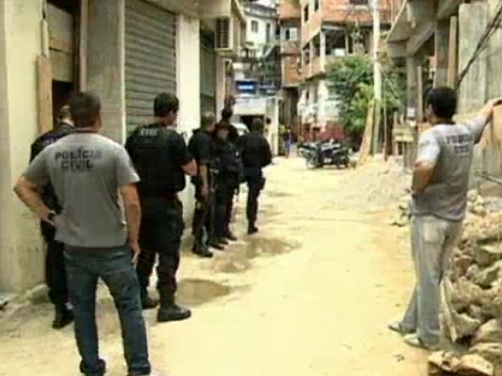 Rocinha operation, image recreation.