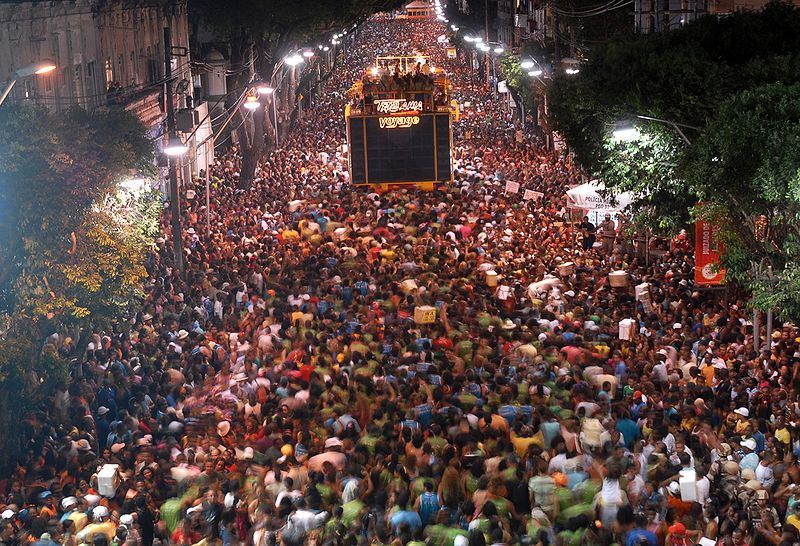 Bloco da Camisinha at the Carnival in Salvador, Bahia, Brazil News