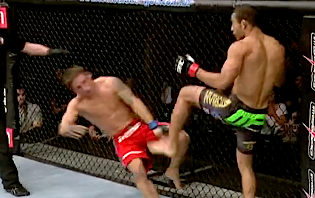 Brazilian featherweight champion Jose Aldo knock out undefeated American challenger Chad Mendes in the first round of UFC 142 in Rio, Rio de Janeiro, Brazil News