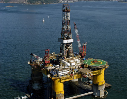 Repsol Sinopec Sovex Rig in the Santos Basin off the coast of Brazil