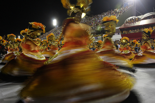 São Clemente opened the second night of Special Group parades at the Sambadrome. Photo by Raphael Ascom Riotur