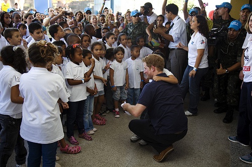 Prince Harry in Favela Alemao, photo by Eduardo Martino/Flickr Creative Commons Licence.