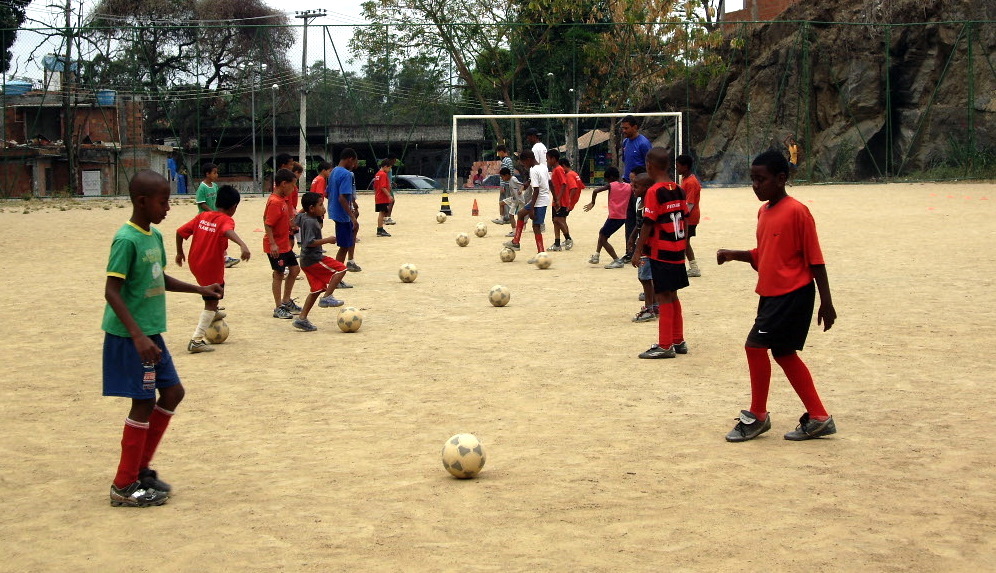 Soccer program in Mangueira favela