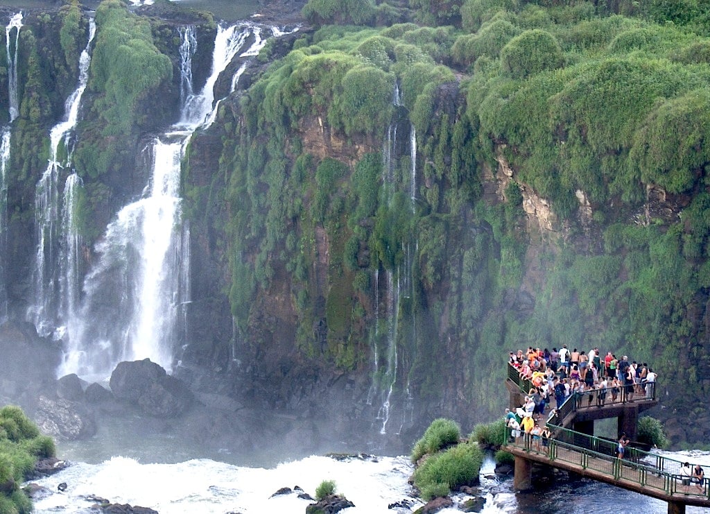Tourists flood to Iguaçu Falls in Paraná, on the Brazil border with Argentina, Brazil News
