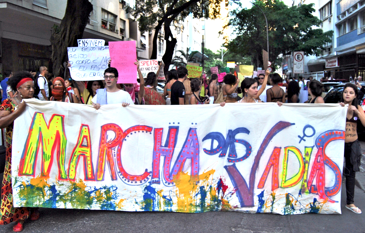 Protesters in Copacabana for the second annual SlutWalk in Rio, Rio de Janeiro, Brazil News