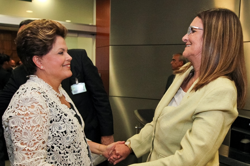 Dilma Rousseff and Maria das Graças Foster, a new partnership which is gradually wringing the changes at the top of Petrobras, photo by Roberto Stuckert Filho/Presidência da Republica