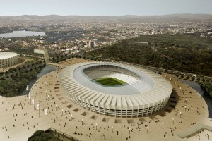 An artist's impression of how the renovated Mineirão Stadium will look, 2014 World Cup, Brazil News