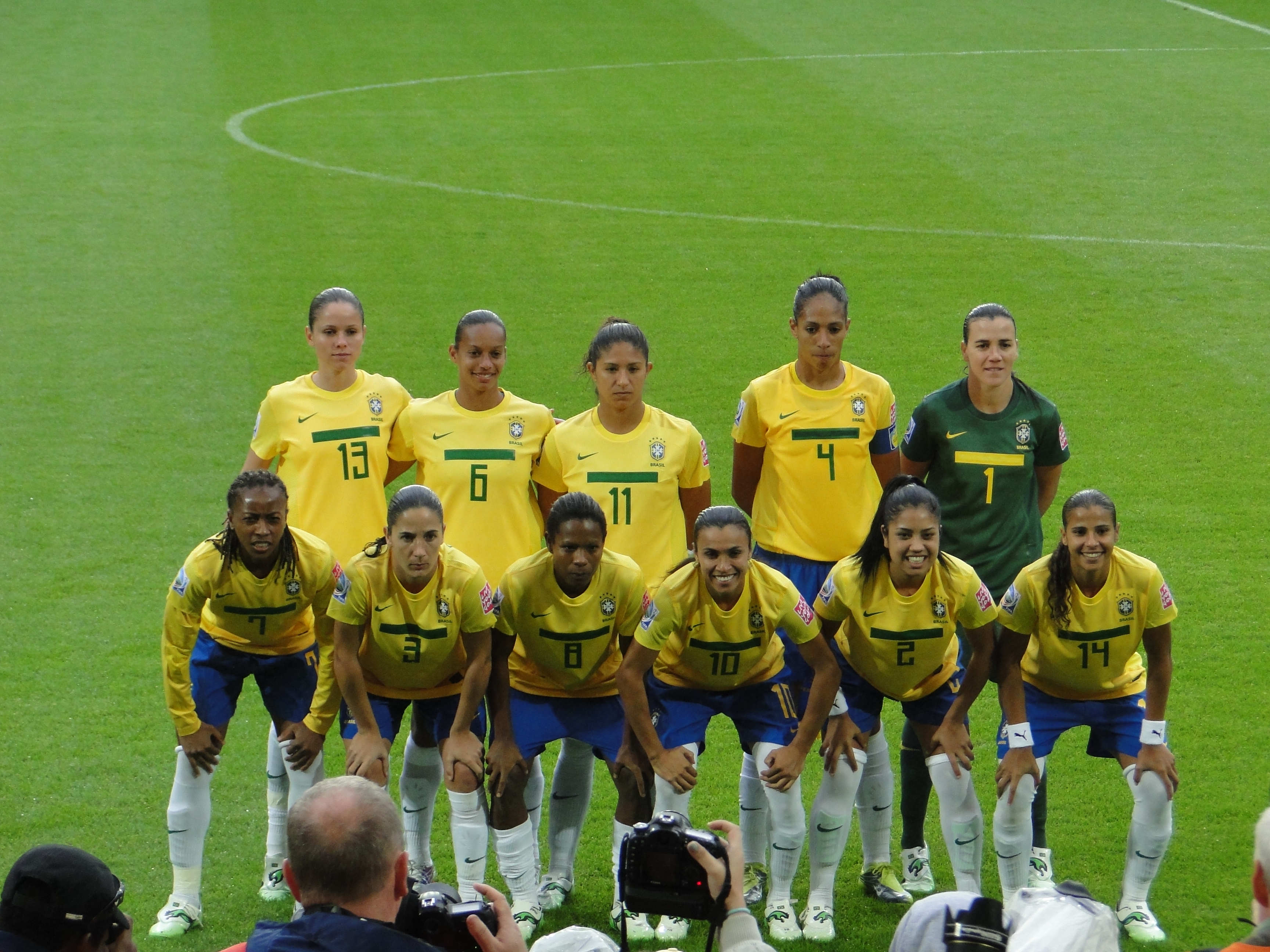 The Brazilian national female football (soccer) team, Brazil News
