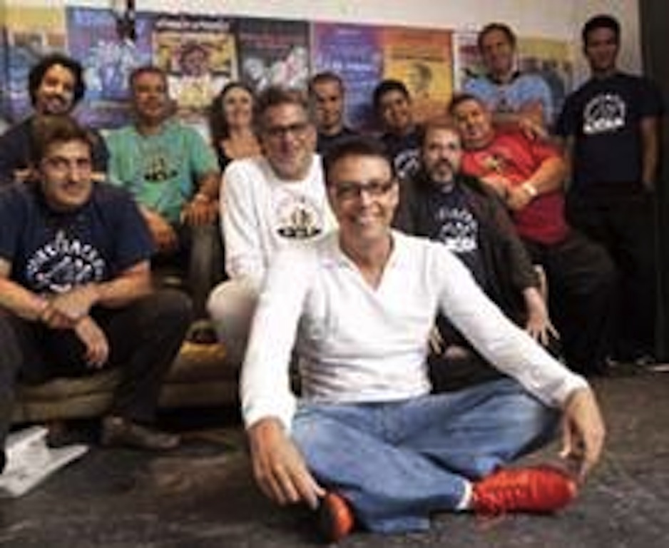Augusto Martins poses with members of the Orquestra Criôla, Rio de Janeiro, Brazil, News.