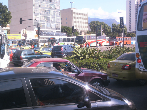 Traffic Jam on Avenida Presidente Vargas, Rio de Janeiro, Brazil News