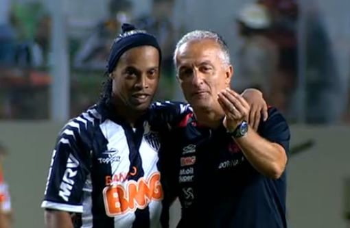 Ex-Flamengo star now with Atlético-MG, Ronaldinho, with Flamengo coach Dorival Júnior, Rio de Janeiro, Brazil News