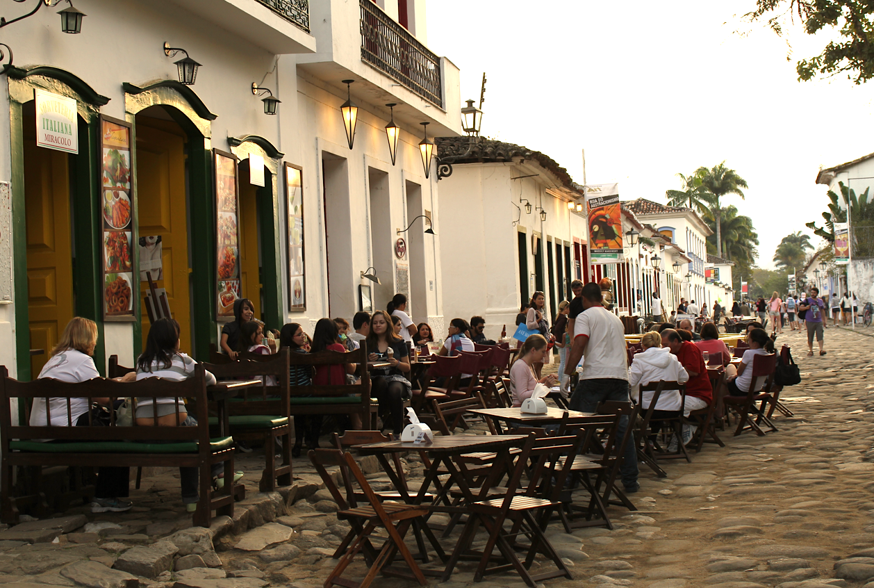 The coastal village of Paraty offers a tranquil scene of cobblestone streets and colonial architecture, Rio de Janeiro, Brazil News