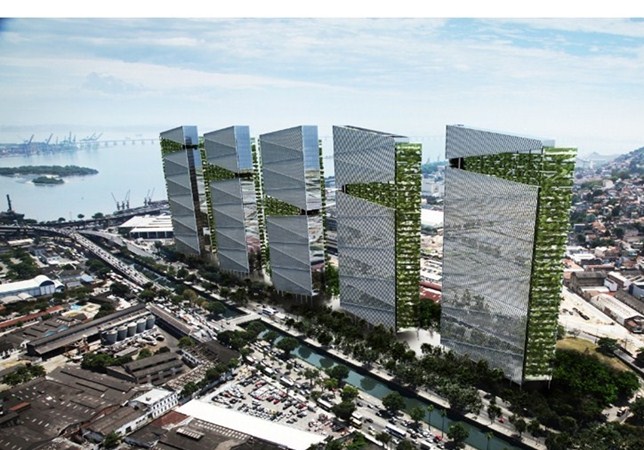Trump-Towers in Rio's Port Area, photo Divulsão.