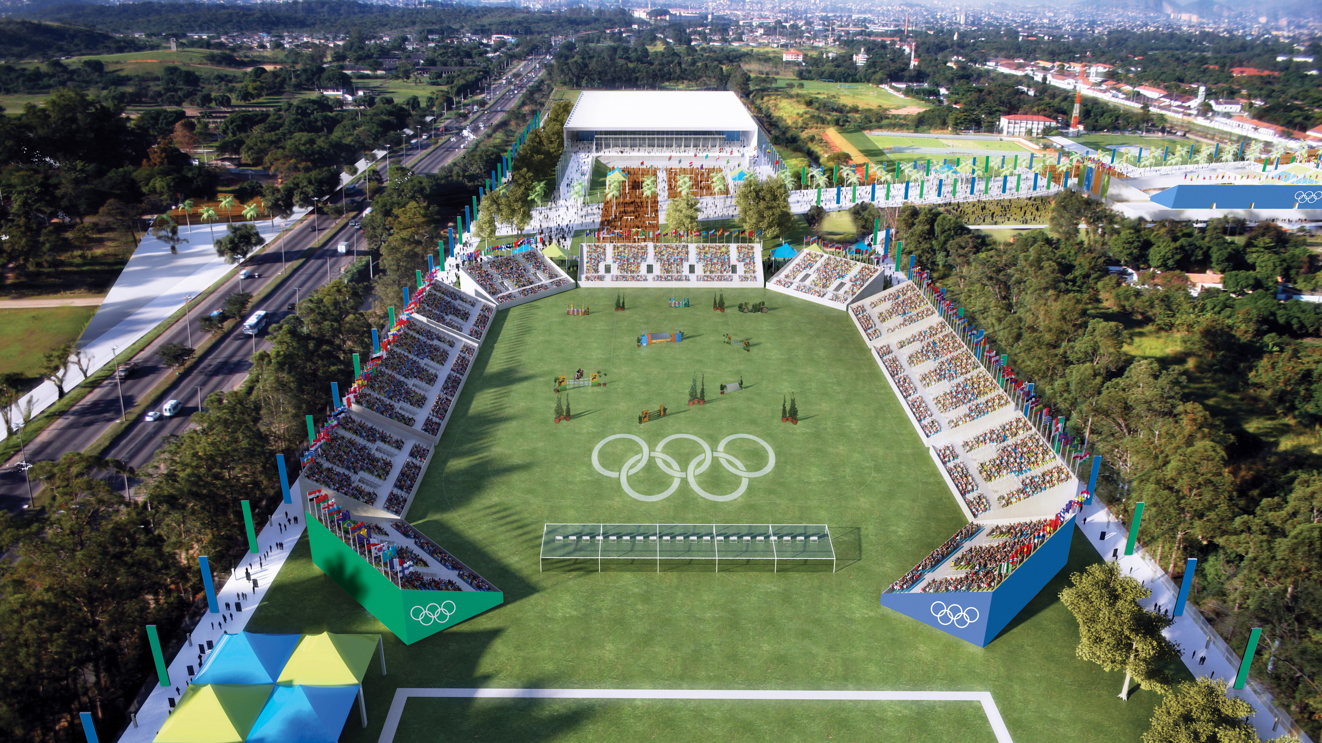 Rio 2016 Olympics in the Deodoro Zone