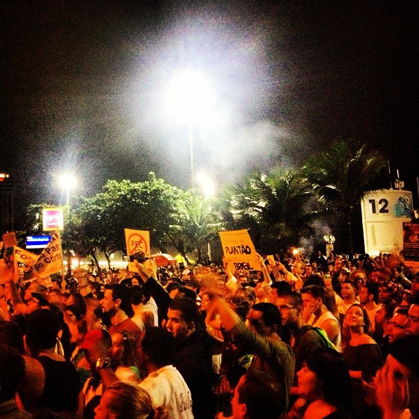 Protesters marched through Leblon, Rio de Janeiro, Brazil News