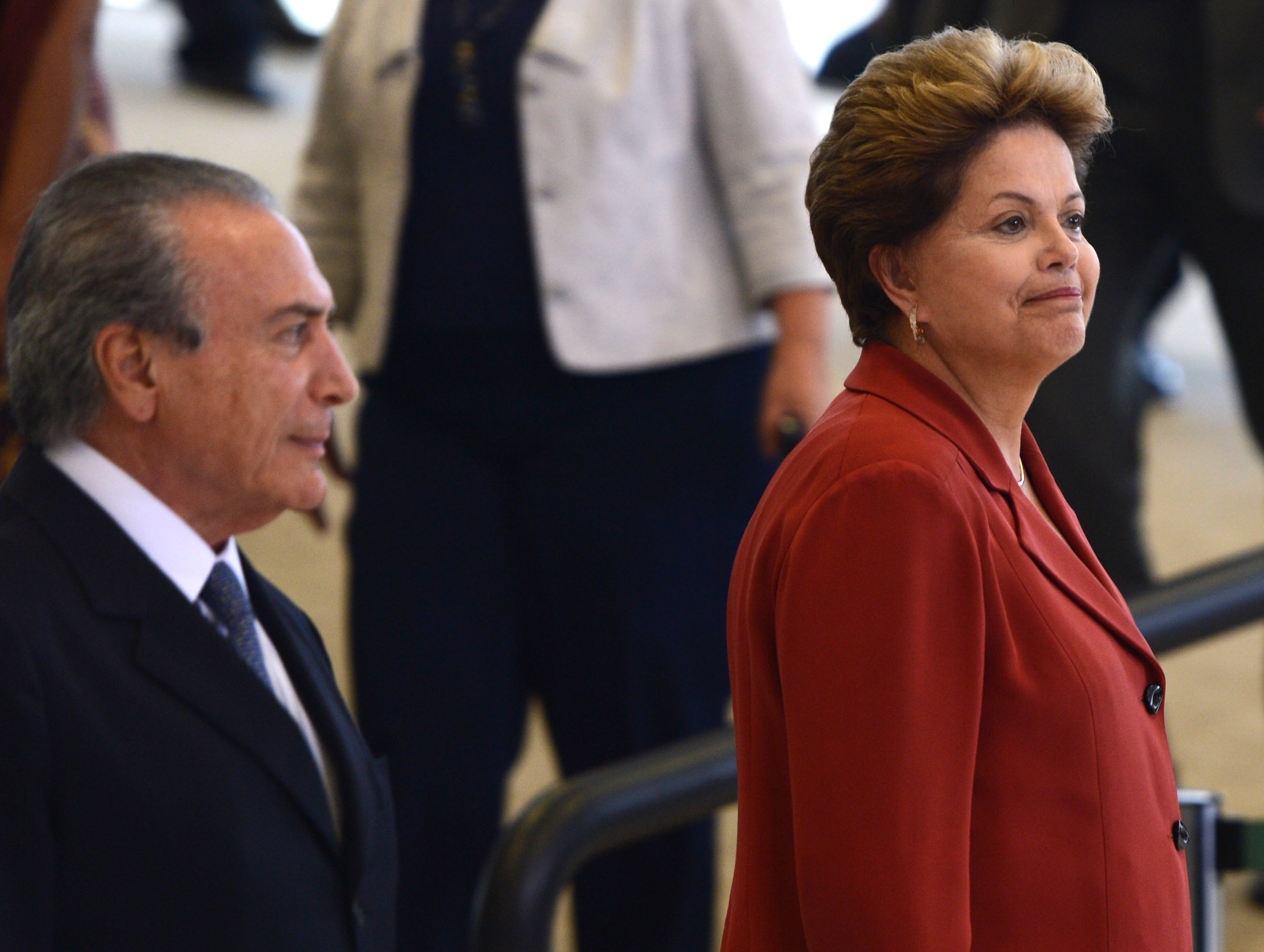 Brazilian President Dilma Rousseff, seen here alongside with Vice President Michel Temer, said if true the allegations could amount of violation of sovereignty and freedom of expression, photo by Fabio Rodrigues Pozzebom/ABr.