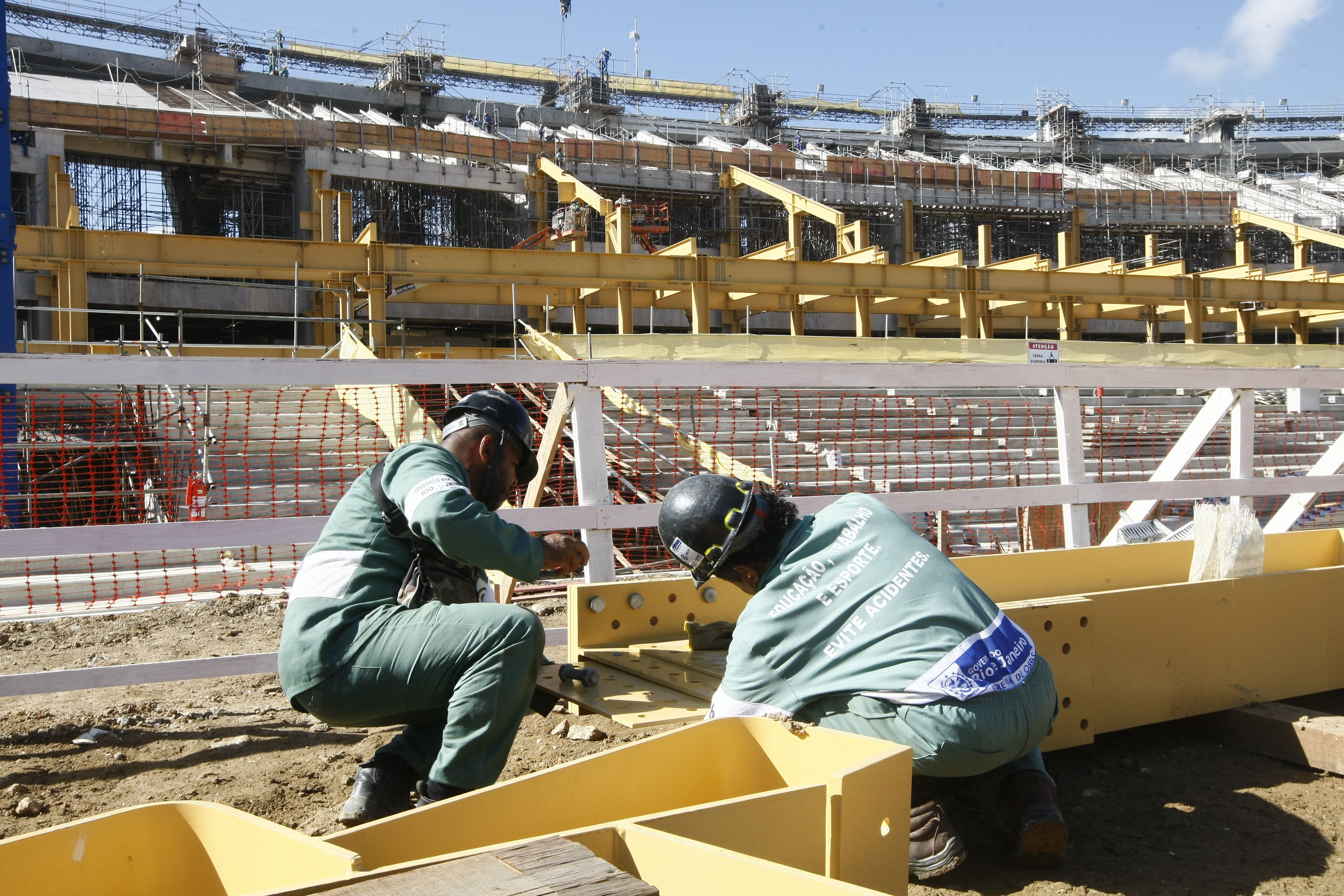 Obras no Maracanã