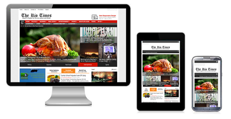 The Rio Times launches new Responsive Design Web Site