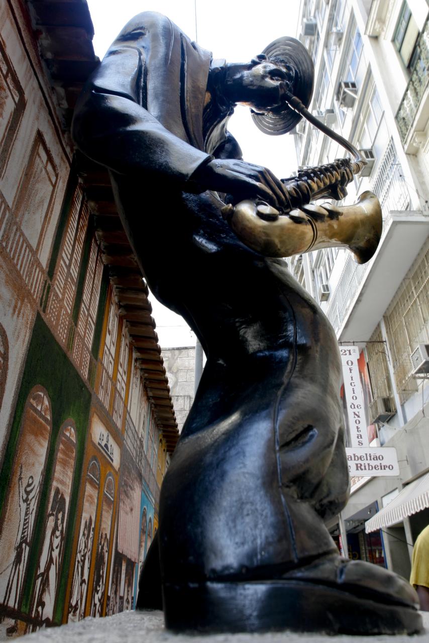 Statue of Pixinguinha located in Centro, Rio de Janeiro, Brazil News