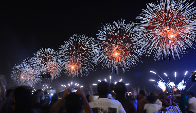 Réveillon 2014 on Copacabana Beach in Rio, Rio de Janeiro, Brazil News