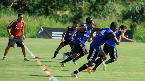 Flamengo in training