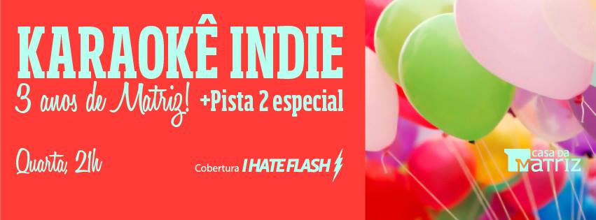 Karaoke Indie April 30th