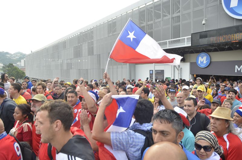 Chile Fans Invade Maracanã Stadium in Rio: Daily