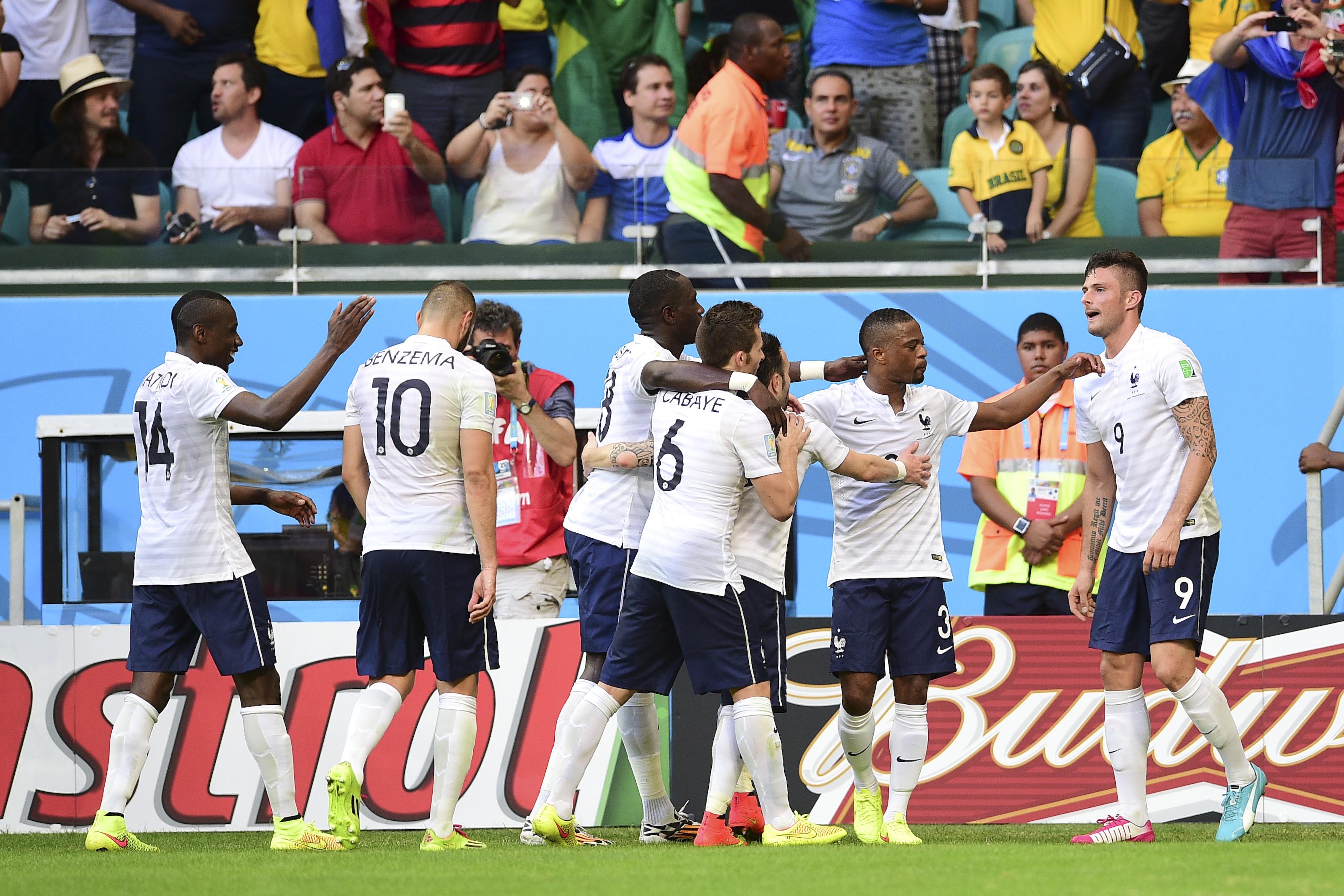 France Beat Nigeria 2×0, on to World Cup Quarter Finals: Daily