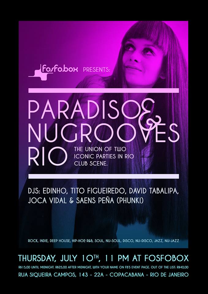 Paradiso and Nugrooves Rio