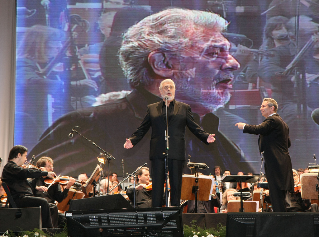 Plácido Domingo Performs at HSBC Arena on Friday, July 11th