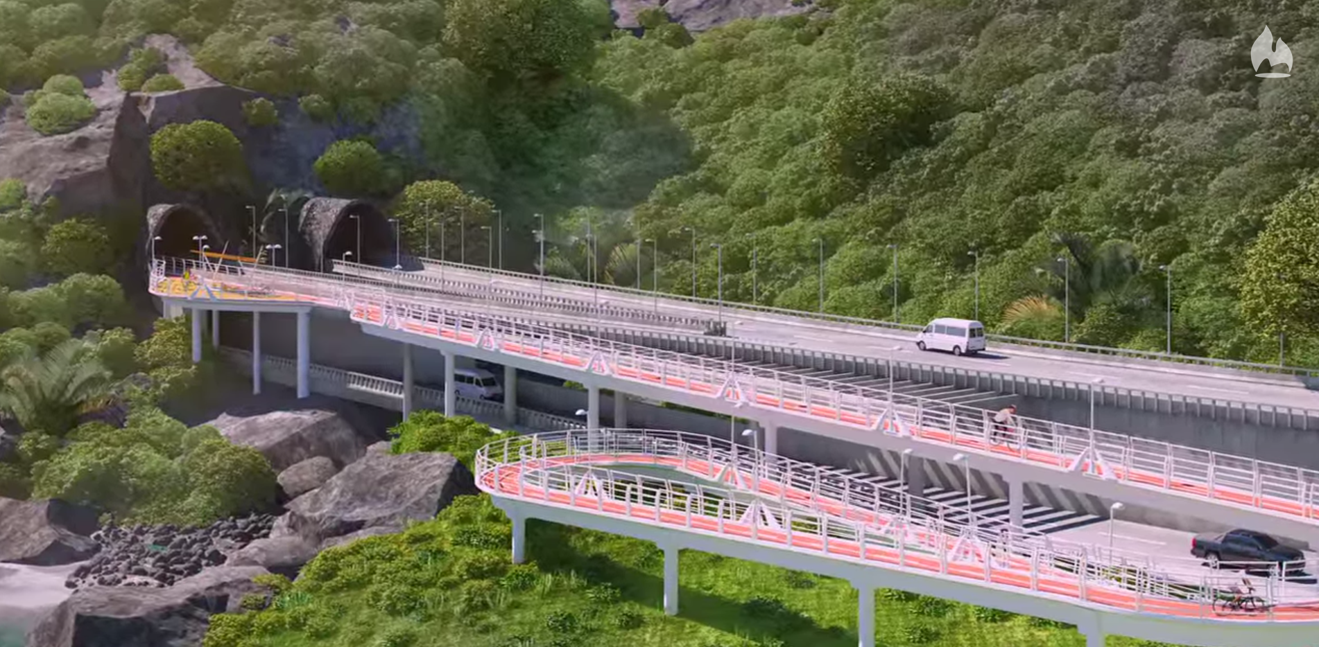 The extension of the Elevado do Joá will transform travel to Rio's western zones, image by City of Rio/Disclosure