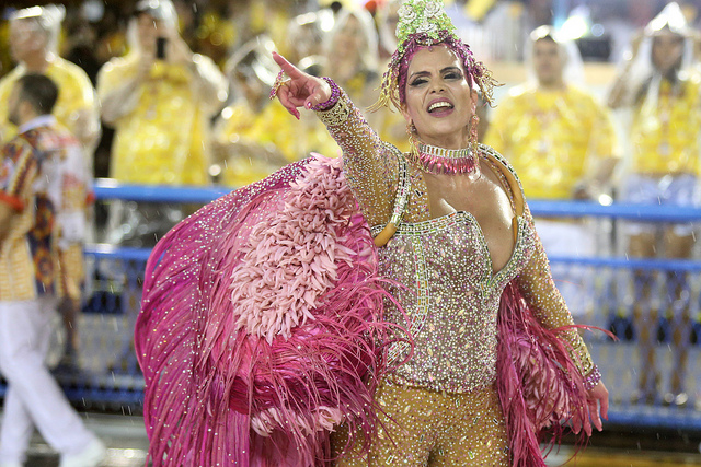 Carnival Competition Carries on Despite Rain in Rio de Janeiro